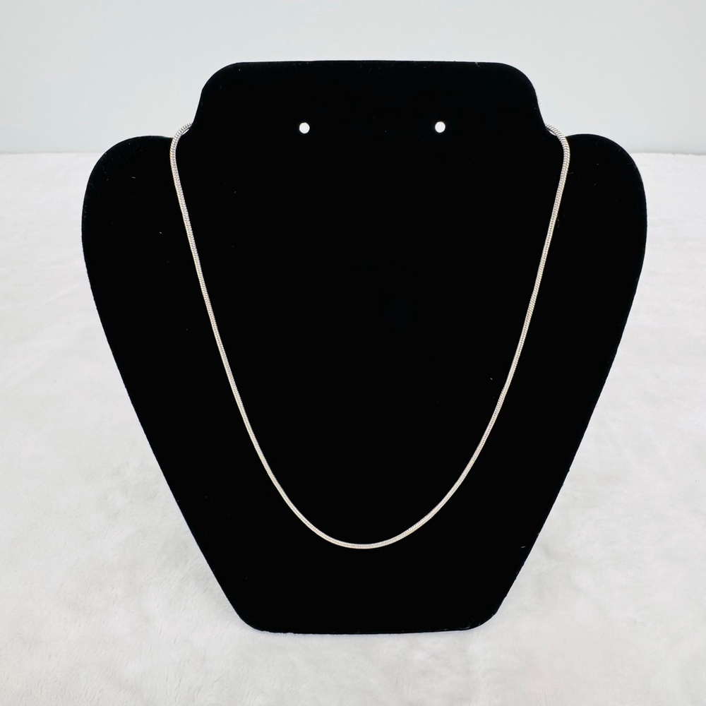 Sterling Silver Snake Chain 18 inches Stamped 925 Lobster Clasp
